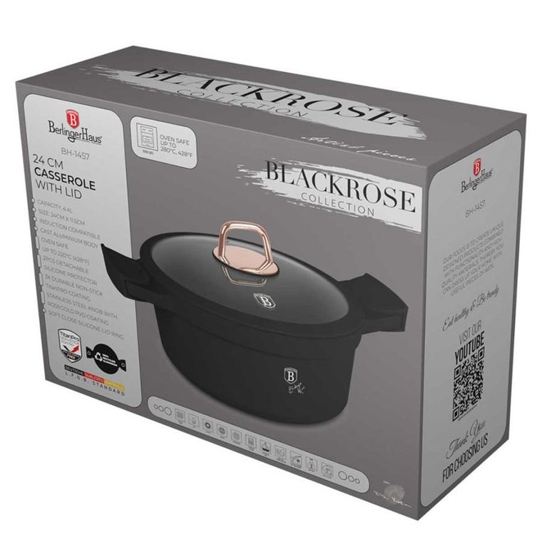 Berlinger Haus, Black Rose, garnek tytanowy, 4.4l