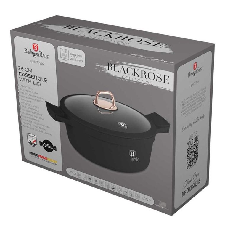 Berlinger Haus, Black Rose, garnek tytanowy, 6.6l