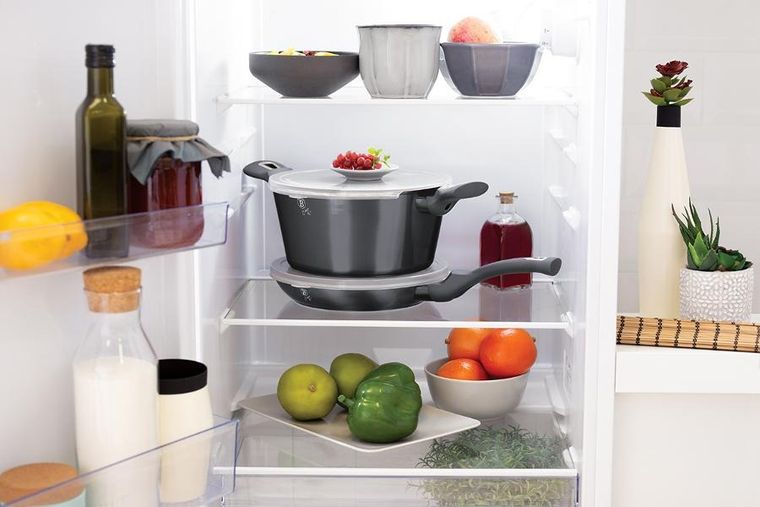 Berlinger Haus, Carbon Pro, zestaw: garnki granitowe z pokrywą + patelnie, 13 elementów