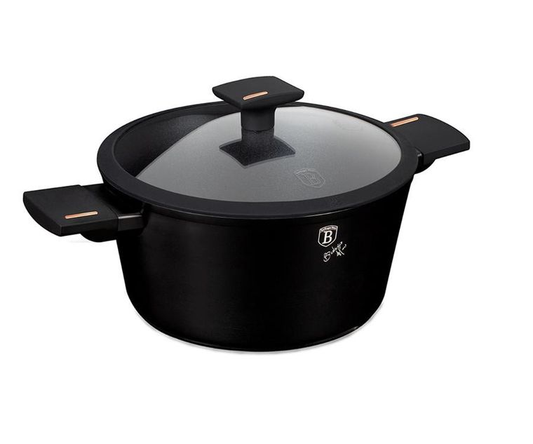 Berlinger Haus, Monaco, zestaw: garnki tytanowe + patelnie + akcesoria, 12 elementów