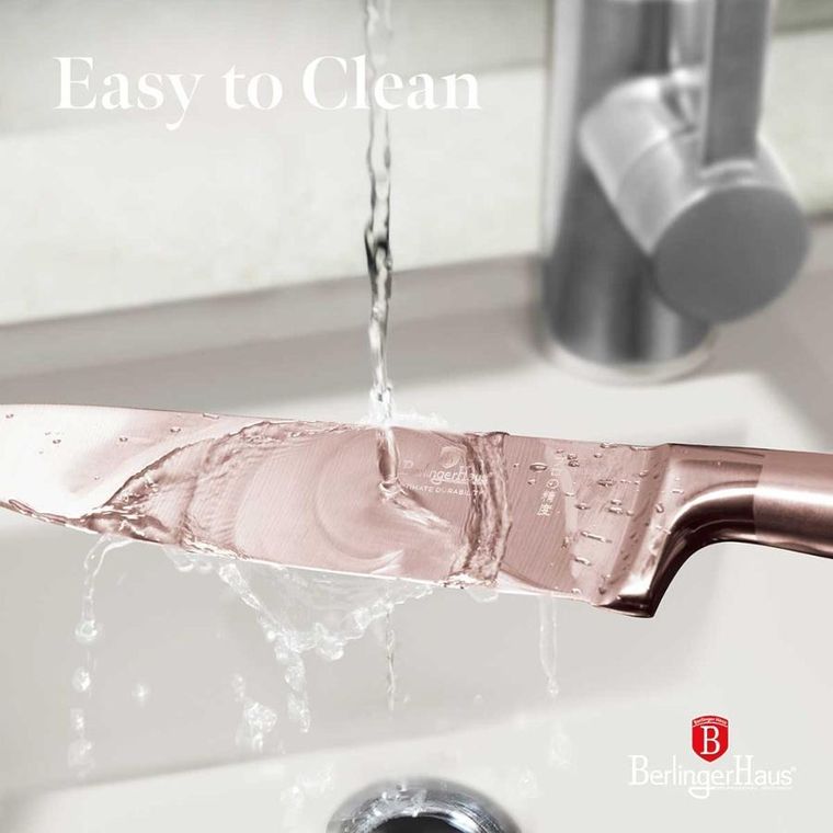 Berlinger Haus, Rose Gold, stalowy nóż szefa kuchni, 22 cm, BH-2934