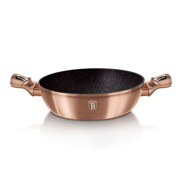 Berlinger Haus, Rose Gold, wok granitowy, 3.8l