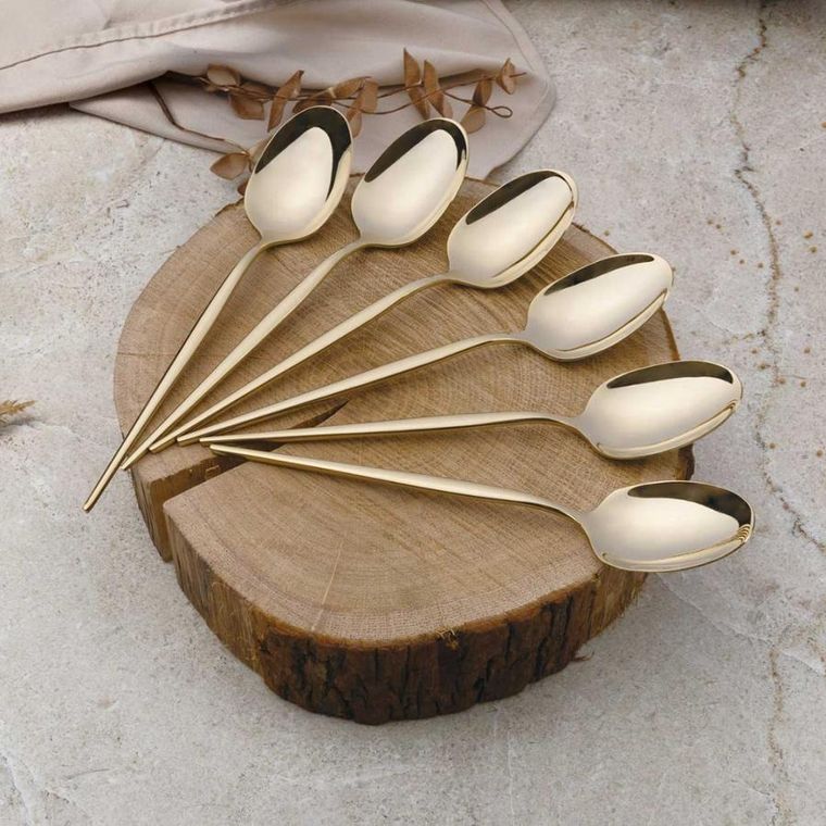 Berlinger Haus, sztućce, połysk champagne, 24 elementy