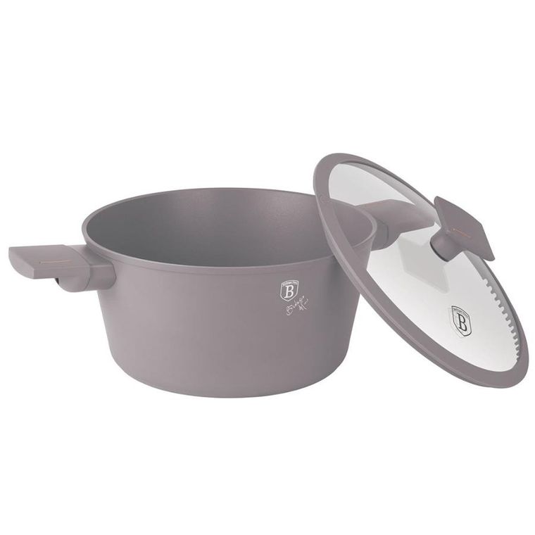 Berlinger Haus, Taupe, garnek tytanowy z pokrywą, 6.1l