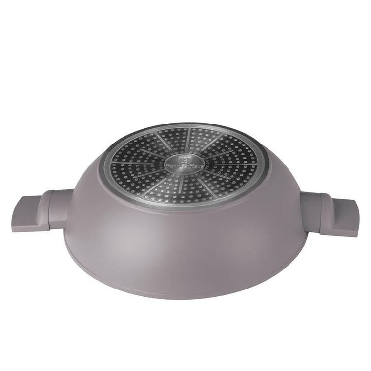 Berlinger Haus, Taupe, wok tytanowy z pokrywą, 30 cm