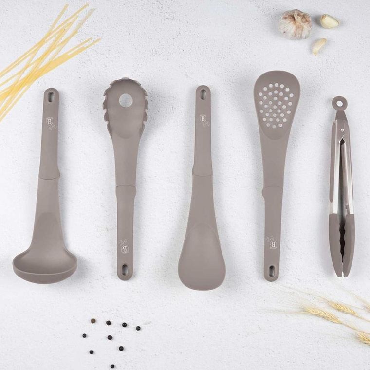 Berlinger Haus, Taupe, zestaw przyborów kuchennych
