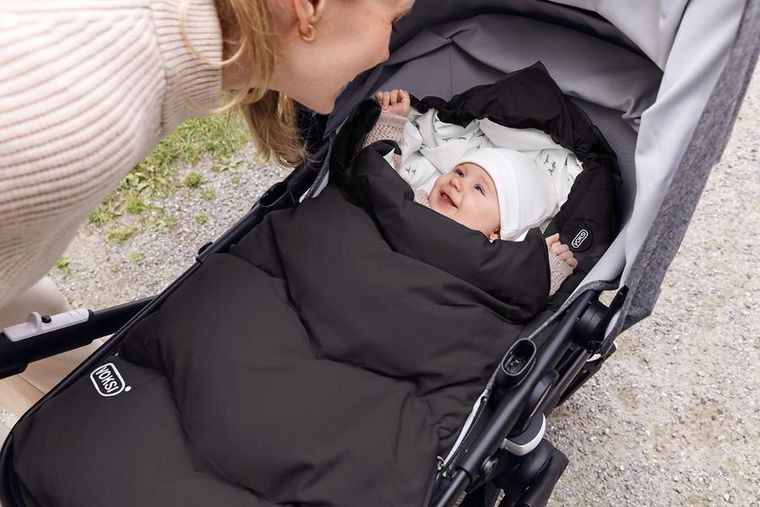 BeSafe Voksi, Explorer, śpiworek do fotelika i wózka, czarny