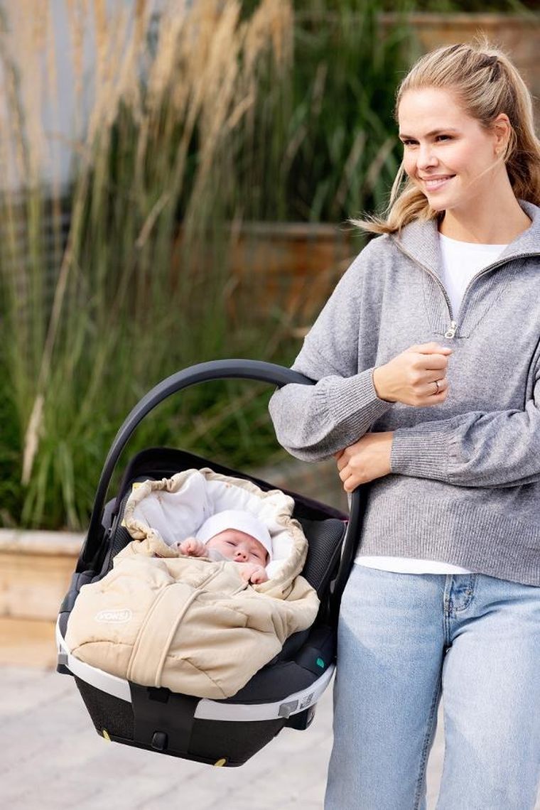 BeSafe Voksi, śpiworek do fotelika i wózka Move Light, piaskowy