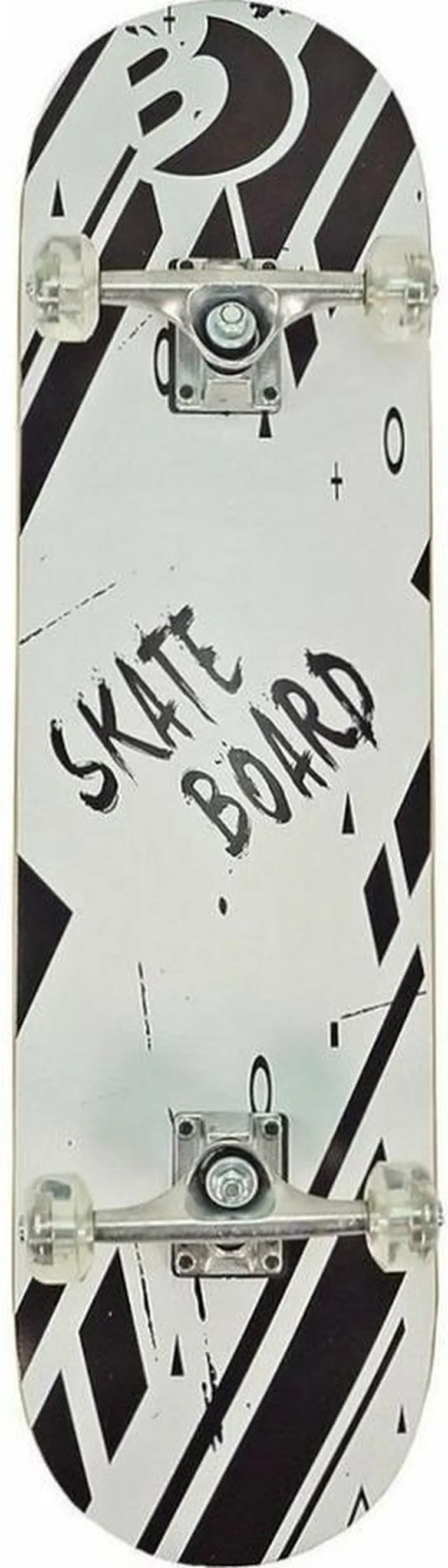 Best Sporting, Kid, Black & White, drewniana deskorolka