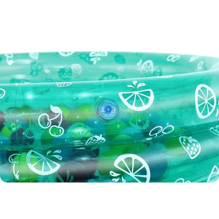 Bestway, basen dmuchany z piłeczkami, okrągły, owoce, 20-91 cm