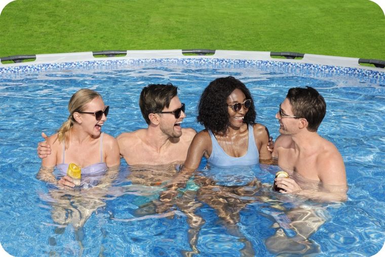 Bestway, basen ogrodowy, stelażowy, 396-122 cm, zestaw 18w1