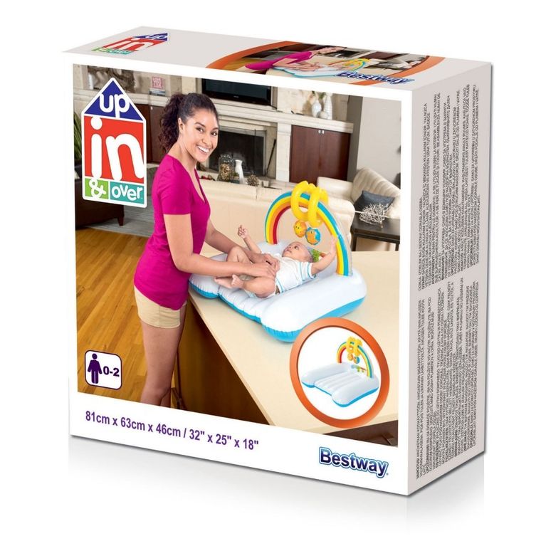 Bestway, dmuchana mata do przewijania, 81-63-46 cm