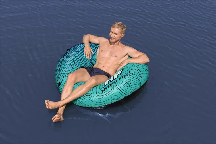 Bestway, dmuchane koło do pływania, niebieskie, 106 cm