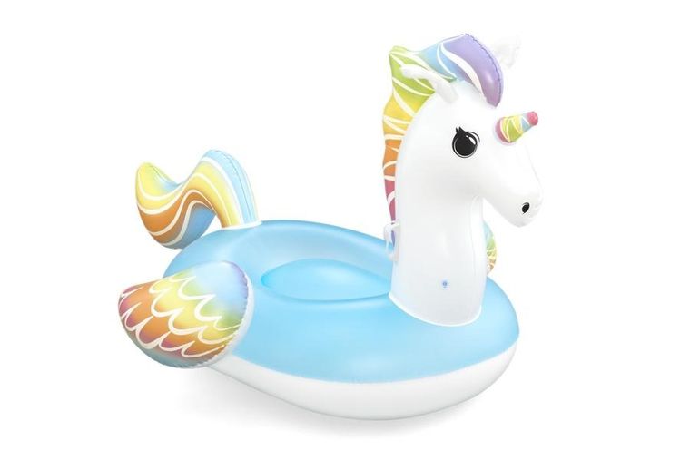 Bestway, dmuchany jednorożec, 224-164 cm