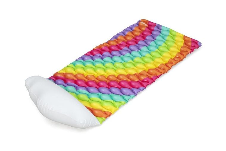 Bestway, dmuchany materac do pływania, tęcza, 216-80 cm