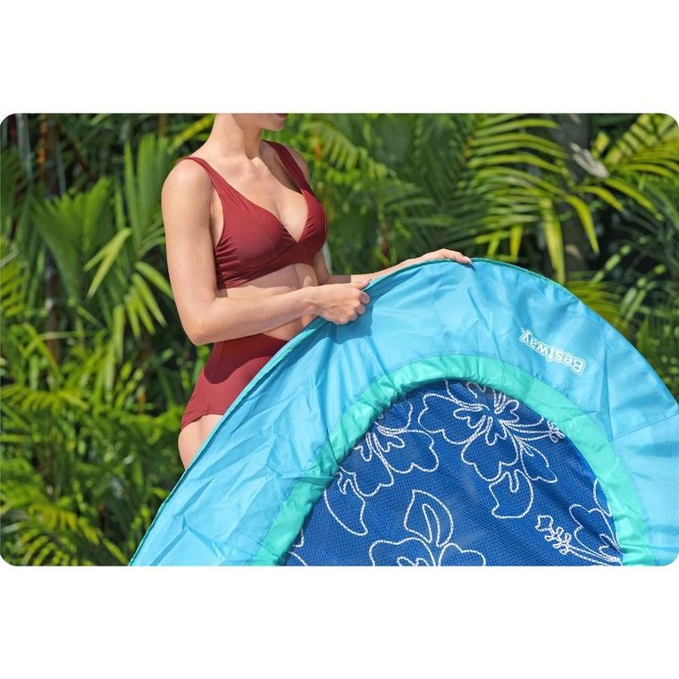 Bestway, dmuchany materac do pływania z oparciem