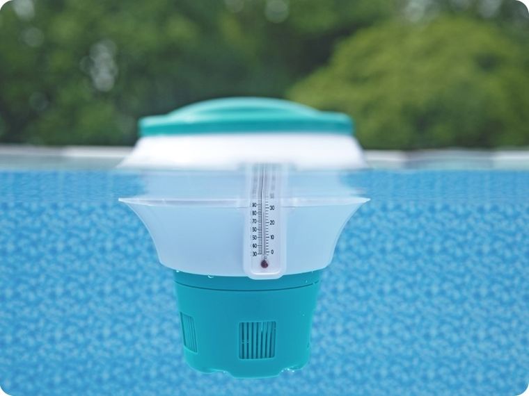 Bestway, duży pływak, dozownik chemii basenowej