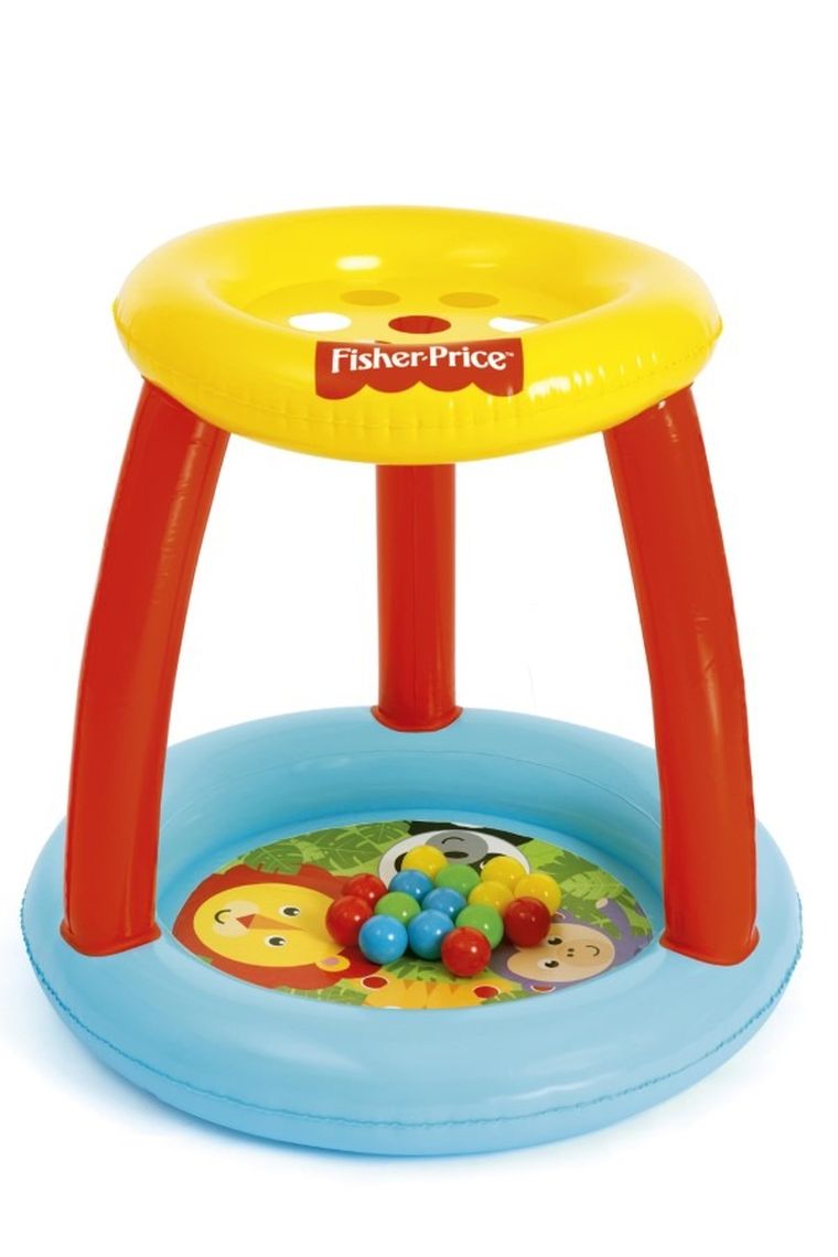 Bestway, Fisher-Price, basenik z daszkiem, 89-89-84 cm