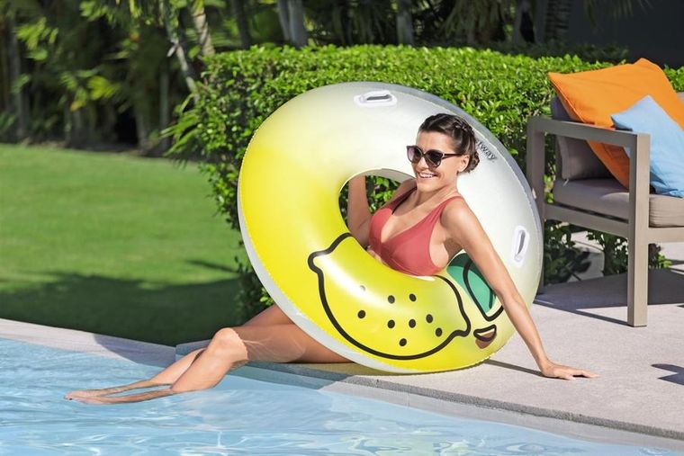 Bestway, koło dmuchane, cytrynka, 114 cm