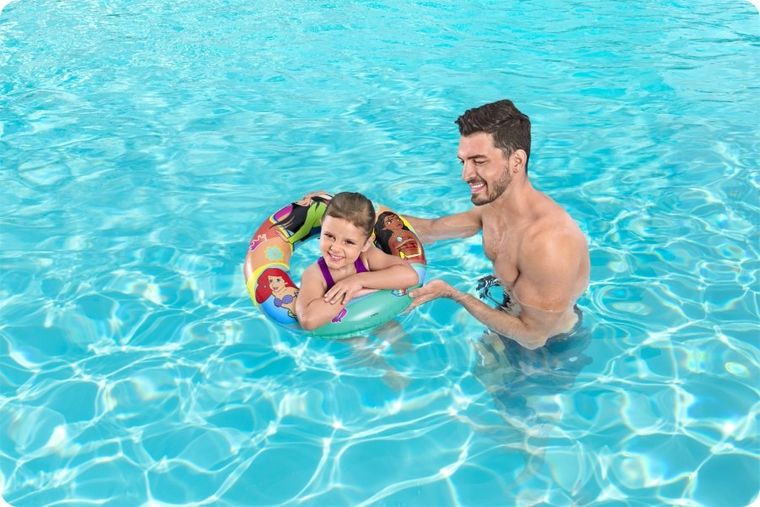 Bestway, Księżniczki Disneya, kółko do pływania, 56 cm