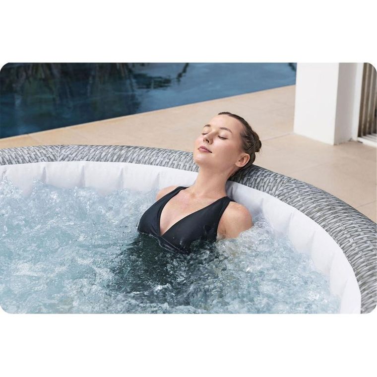 Bestway, Lay-Z Bali Grey, dmuchane SPA, 6 osobowe