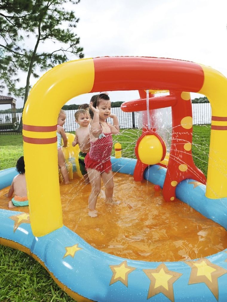 Bestway, Nocny obóz, dmuchany plac zabaw, 435-213-117 cm