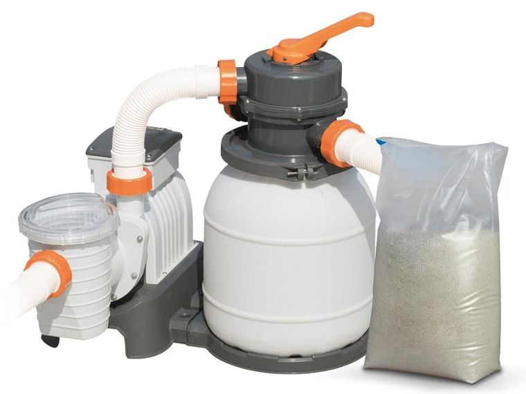 Bestway, pompa piaskowa, 6056 l/h + piasek, 25 kg, 58497