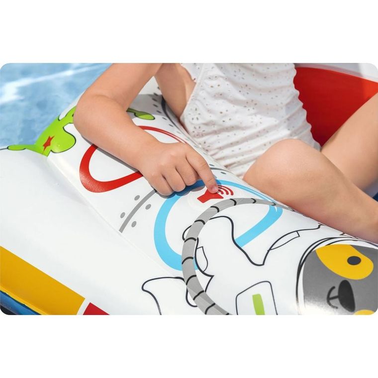 Bestway, pontonik plażowy, statek kosmiczny, 104-99 cm