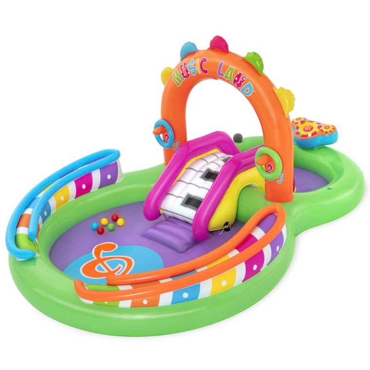 Bestway, Sing 'N splash, plac zabaw, dmuchany, 295-190-137 cm