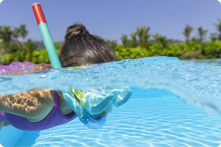 Bestway, zestaw do nurkowania, turkusowy