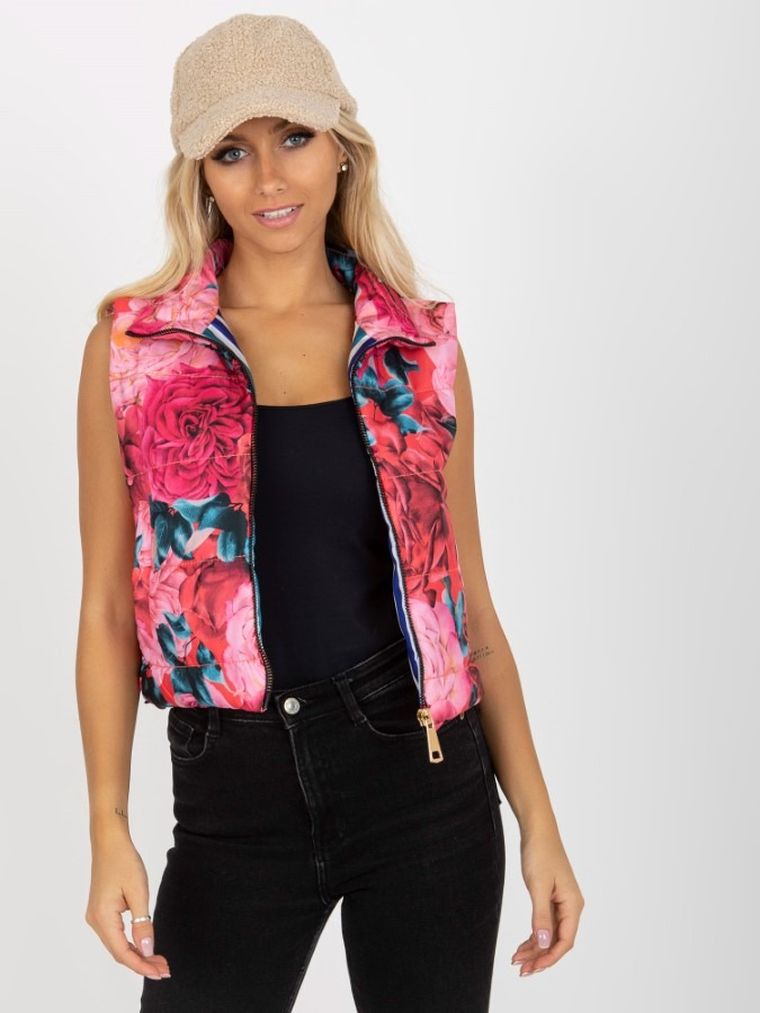 Bezrękawnik damski, różowy, Relevance