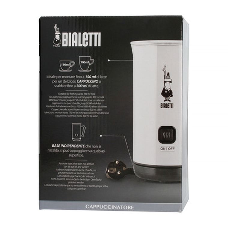 Bialetti, Milk Frother, elektryczny spieniacz do mleka, MKF02, bianco