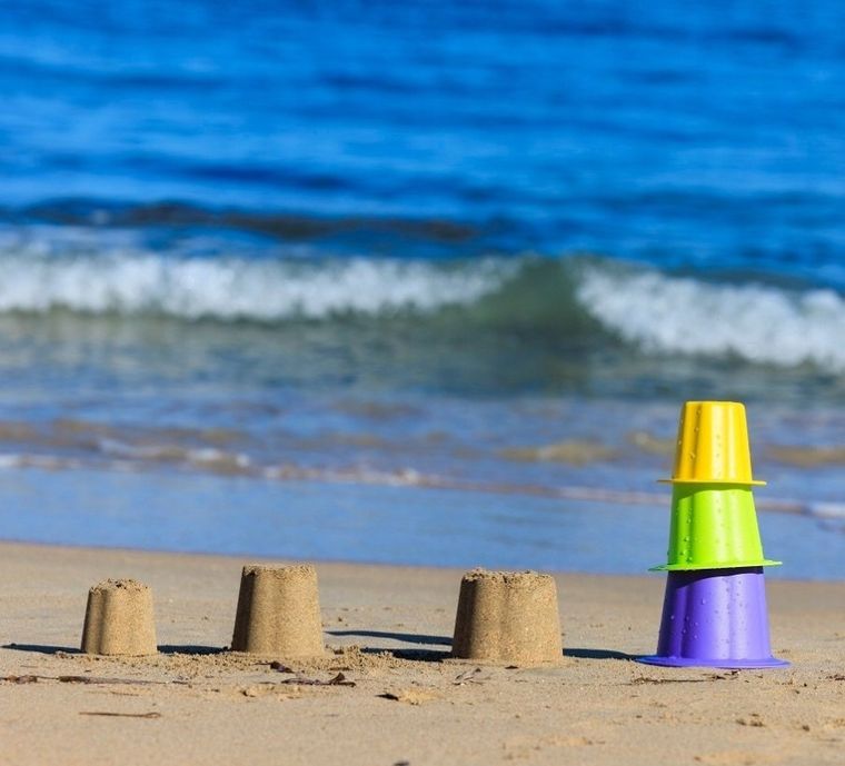 Bibio, foremki do piasku, 3 szt.