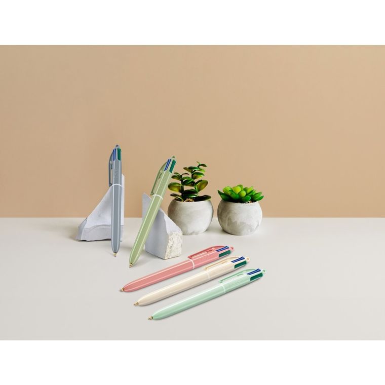 Bic, 4 Colors, Mineral Tones, długopis kolorowy 4w1