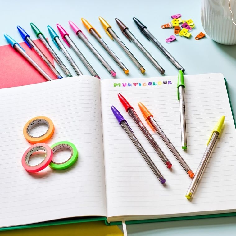 Bic, Cristal, Multi Colour, długopis, 15 szt.