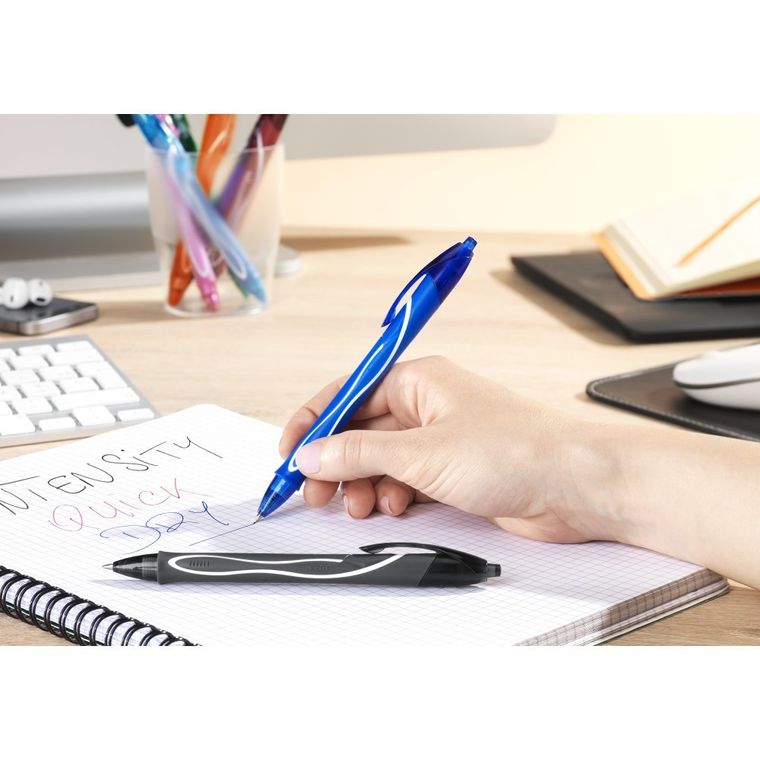 Bic, Gel-ocity, Quick Dry, długopisy żelowe, 3 kolory