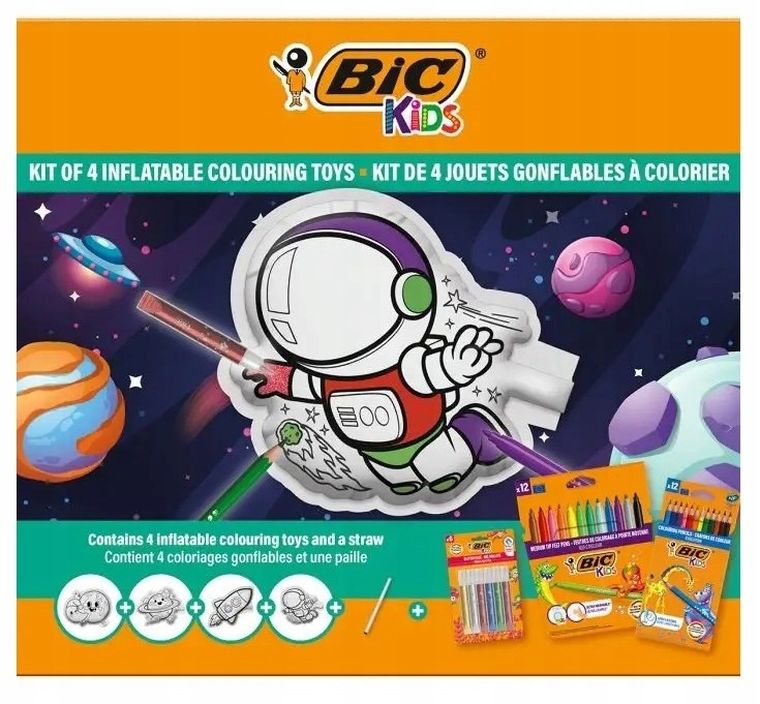 Bic, Kids, Airtoys Space, zestaw kreatywny