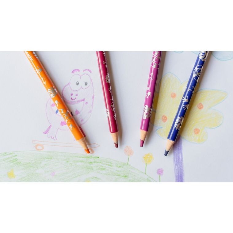 Bic, Kids, Evolution Illusion, kredki ołówkowe, 24 kolory