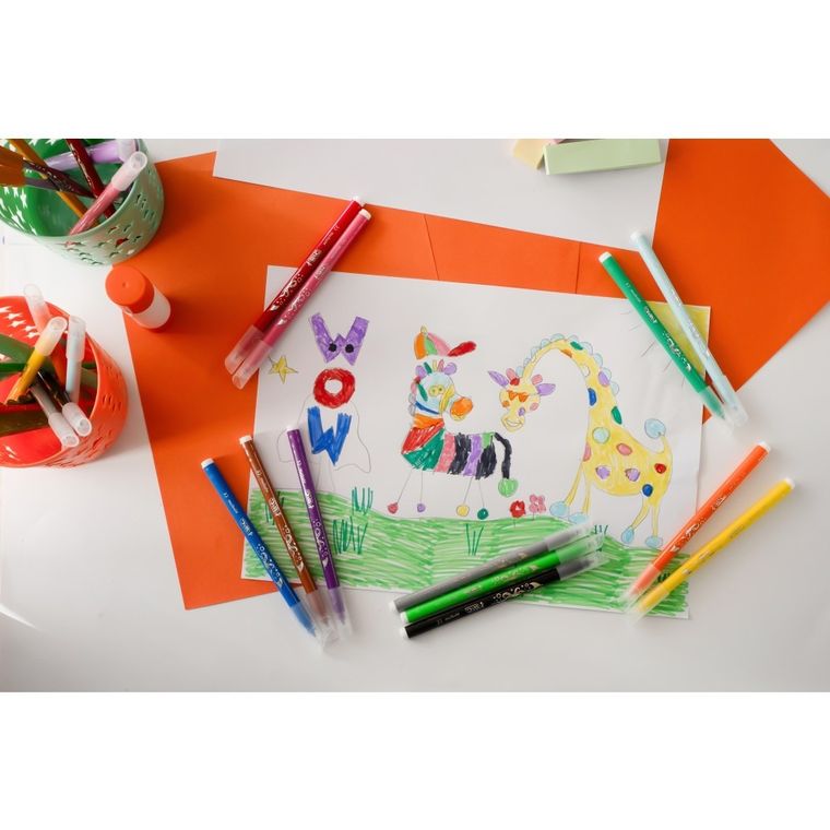 Bic, Kids, Kid Couleur, flamastry, 24 kolory