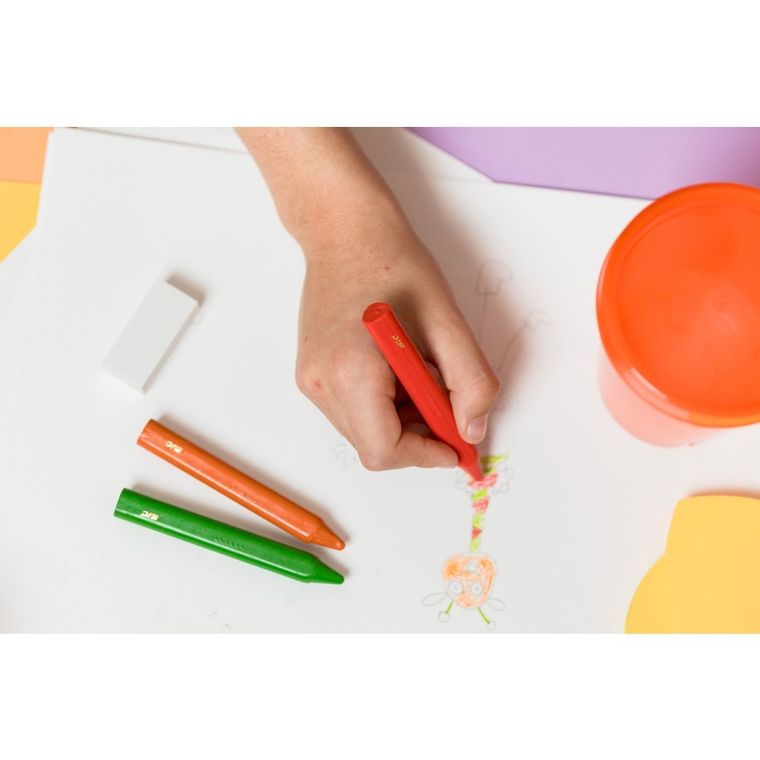 Bic, Kids, Plastidecor Triangle, kredki świecowe trójkątne, 12 kolorów