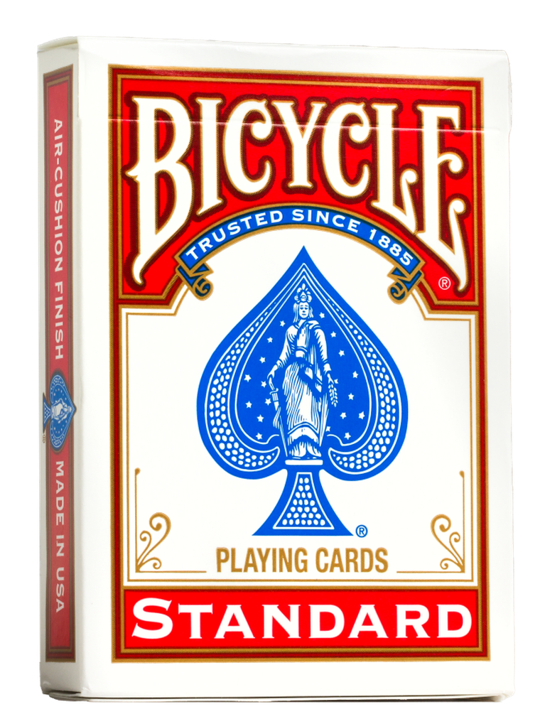 Bicycle, Gold Rider Back, karty do gry, Red/Blue