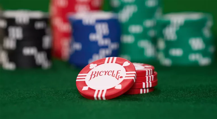 Bicycle, Poker Chips, ceramiczne żetony do pokera, 100 szt.