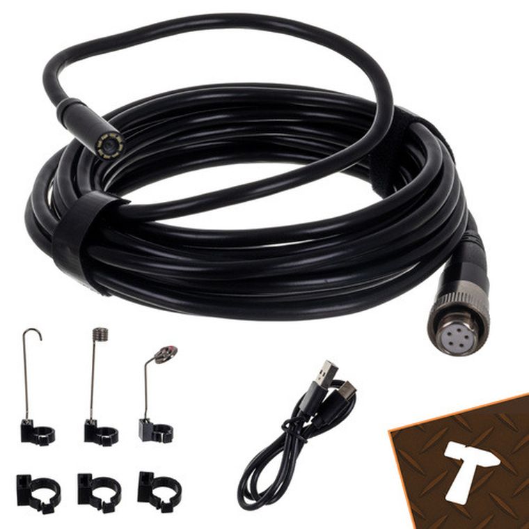 Bigstren, endoskop, kamera inspekcyjna, 5m