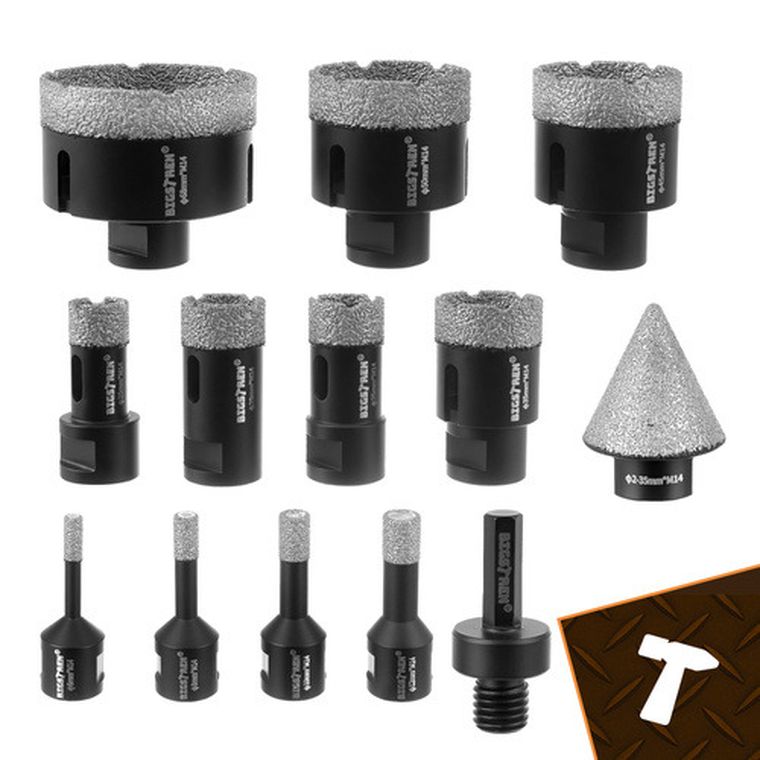 Bigstren, otwornice diamentowe, 13 szt.