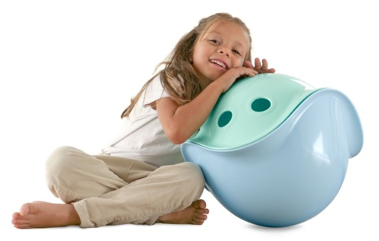 Bilibo, muszelka do zabawy, miętowa