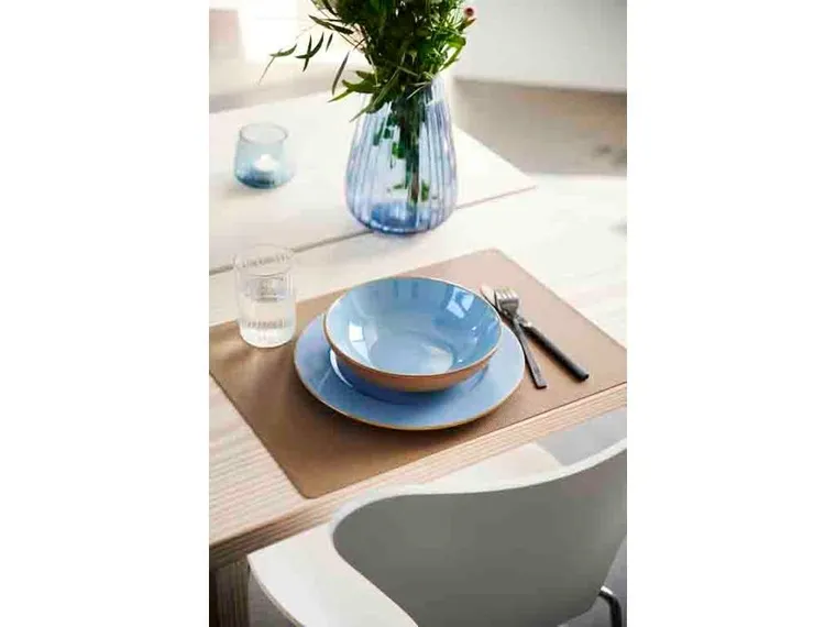 Bitz, podkładki pod talerze, 46-33 cm, 4 szt., ciemnoniebieski, piaskowy