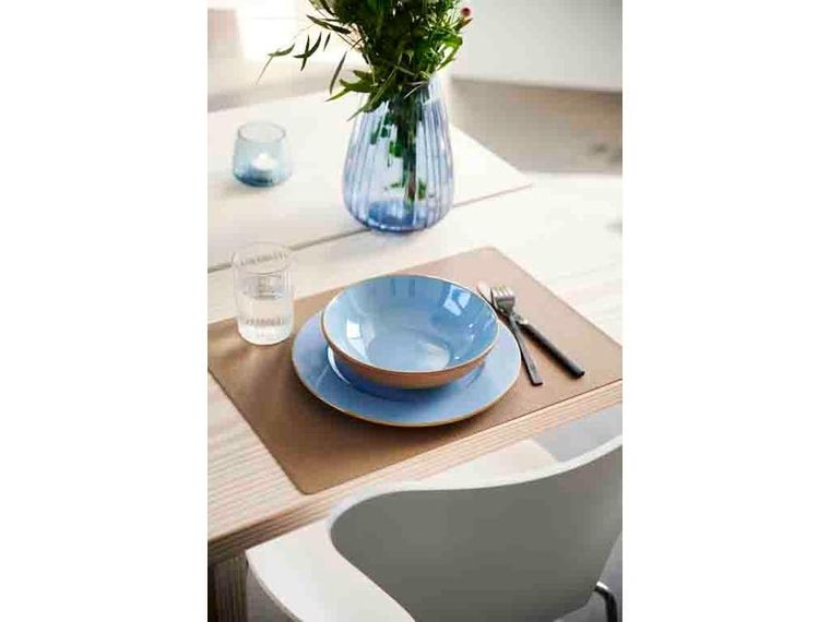 Bitz, podkładki pod talerze, 46-33 cm, 4 szt., czarny, jasny niebieski