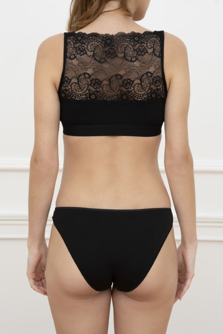 Biustonosz damski, czarny, Margo, Italian Fashion