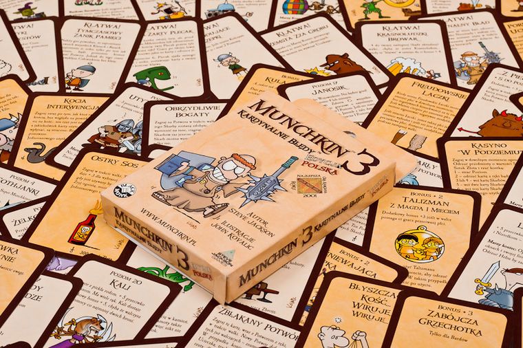 Black Monk, Munchkin 3: Kardynalne Błędy, dodatek, gra karciana