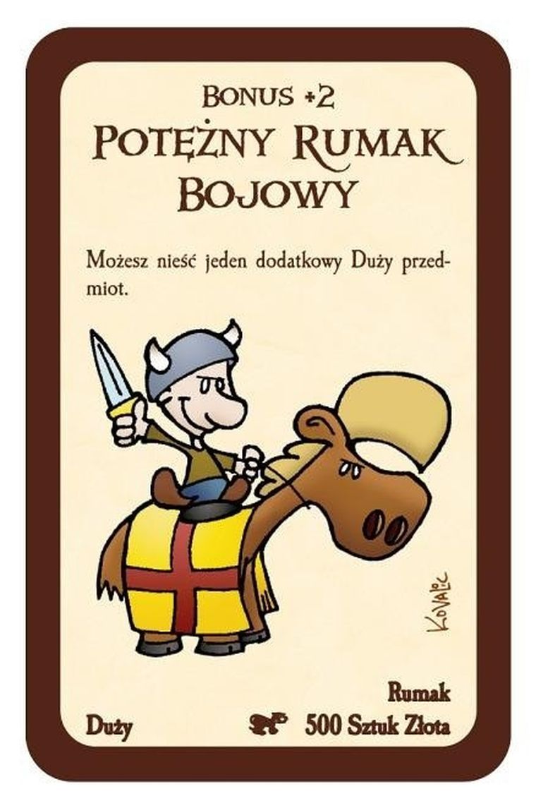Black Monk, Munchkin 4: Rumaki do paki, dodatek, gra karciana